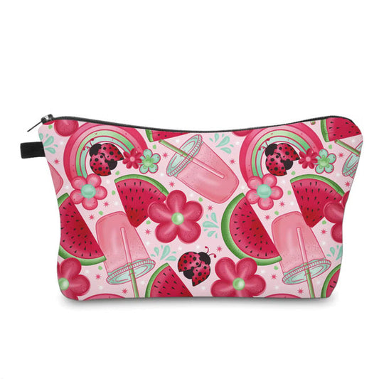 Pouch - Watermelon Drinks & Ladybugs
