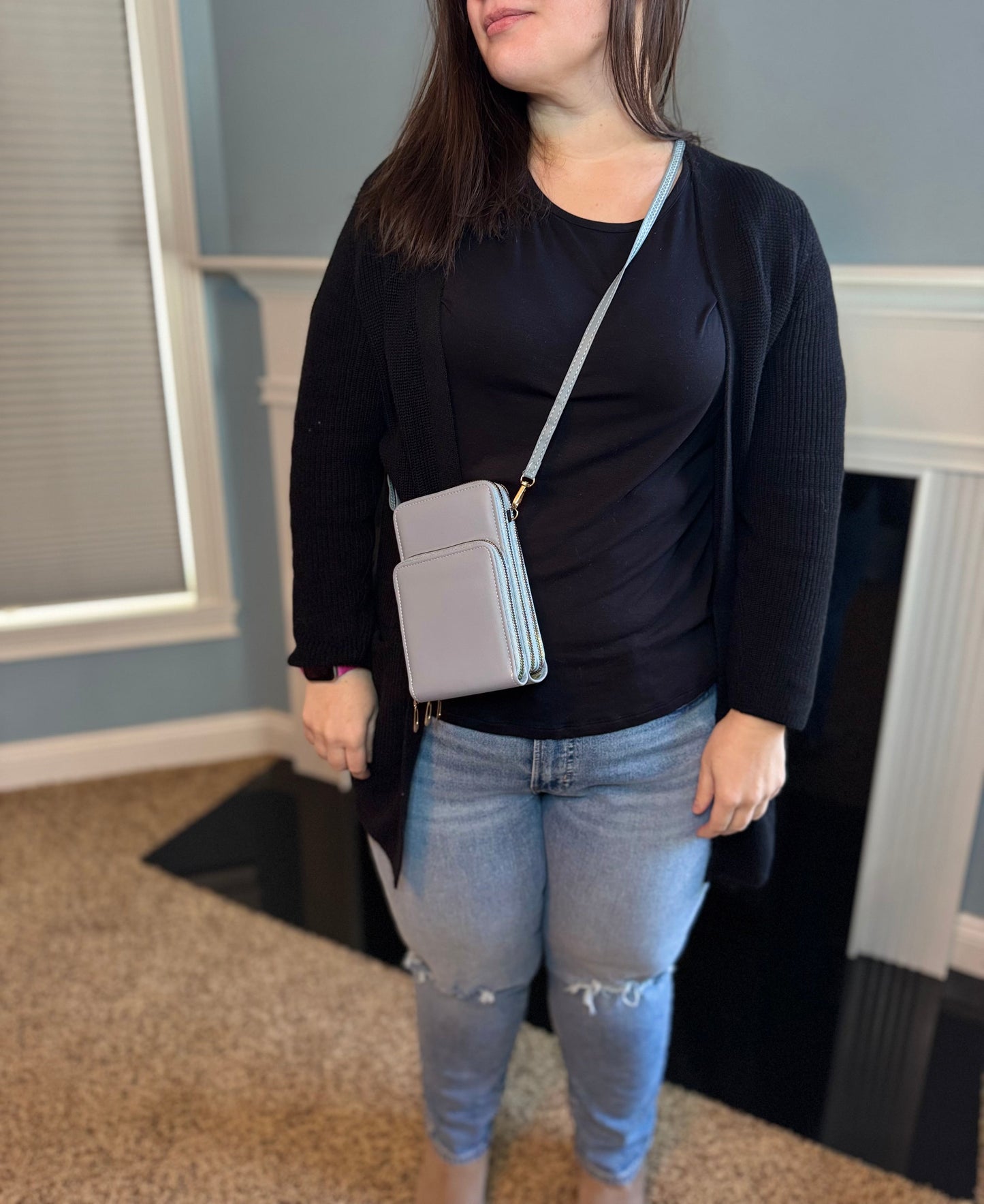 Ivy Crossbody Wallet + Purse - Navy