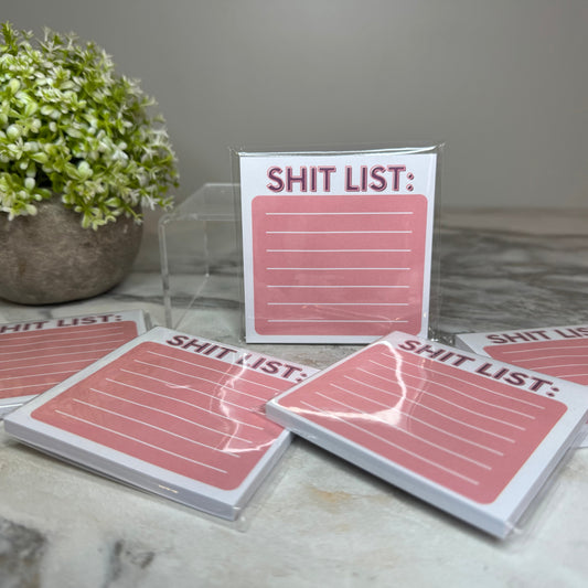 The Sticky Note Collection - Adult, Shit List