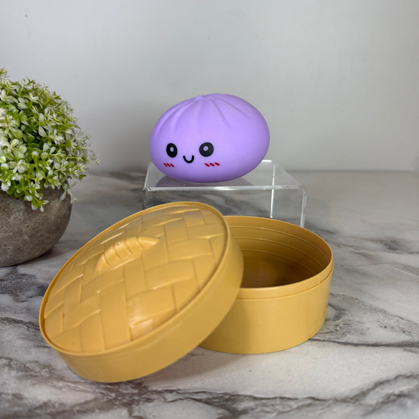 Squishy Toy - Viral Dumpling, Solid Light Purple #2