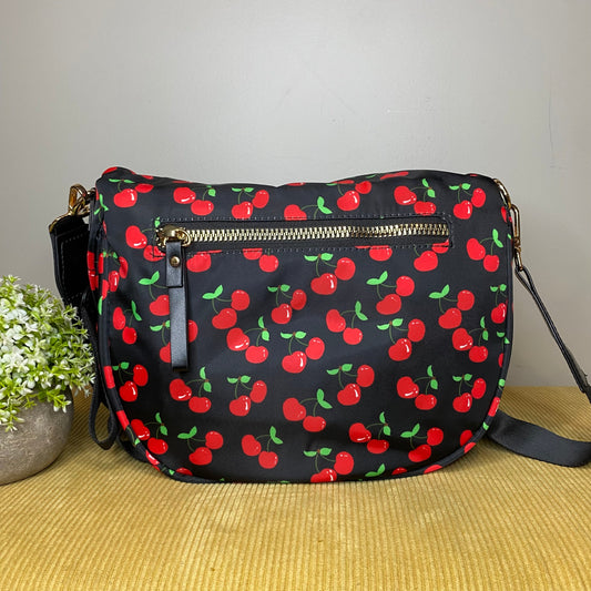 The Roni Nylon Crossbody - Cherry
