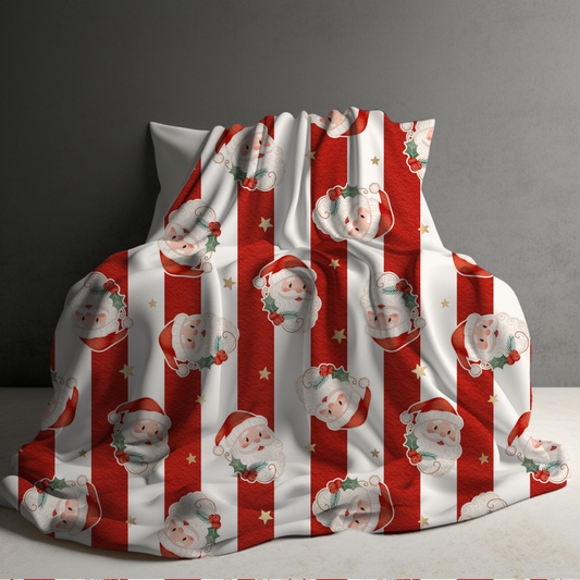 Blanket Christmas - Stripe Santa - PREORDER