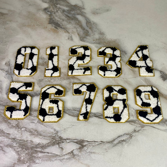 Patch Chenille - Soccer Numbers