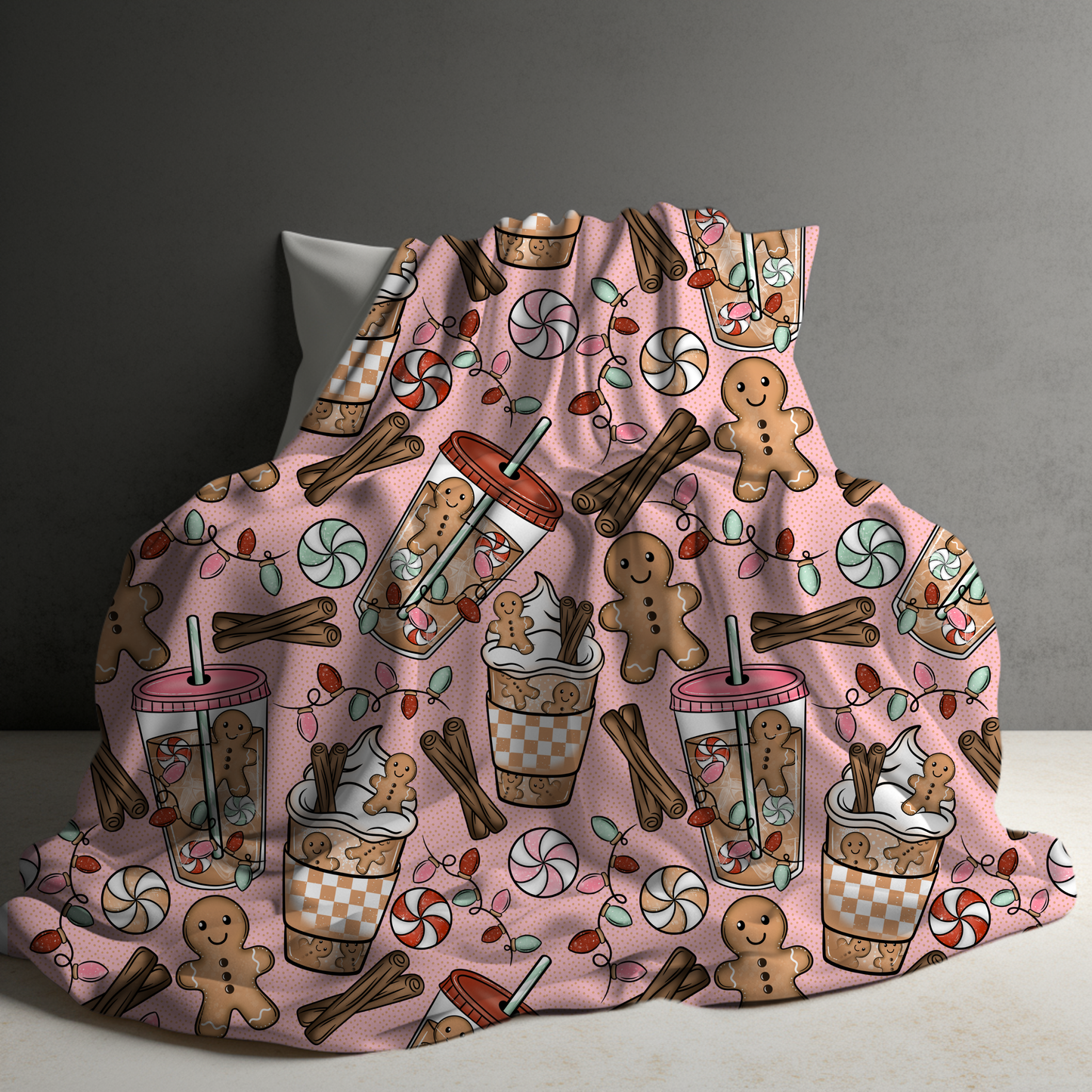 Blanket - Christmas - Coffee Gingerbread