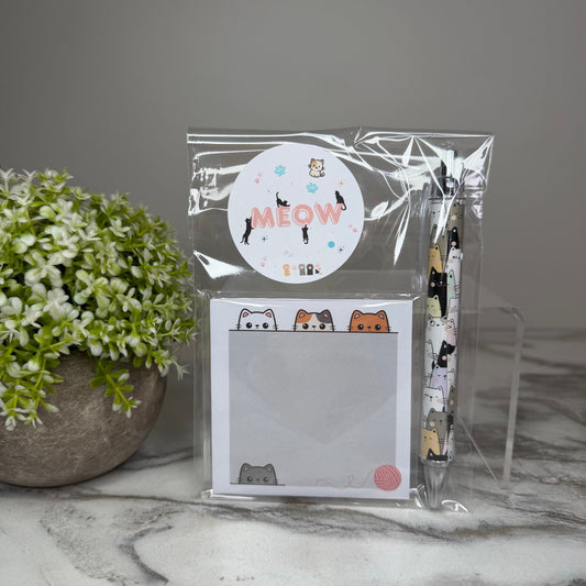 Bundled Set - Meow, Cat Heads