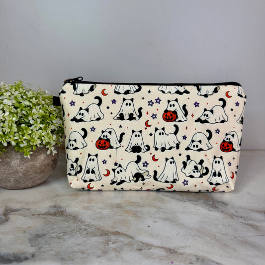 Pouch - Halloween Fall - Cat Ghosts