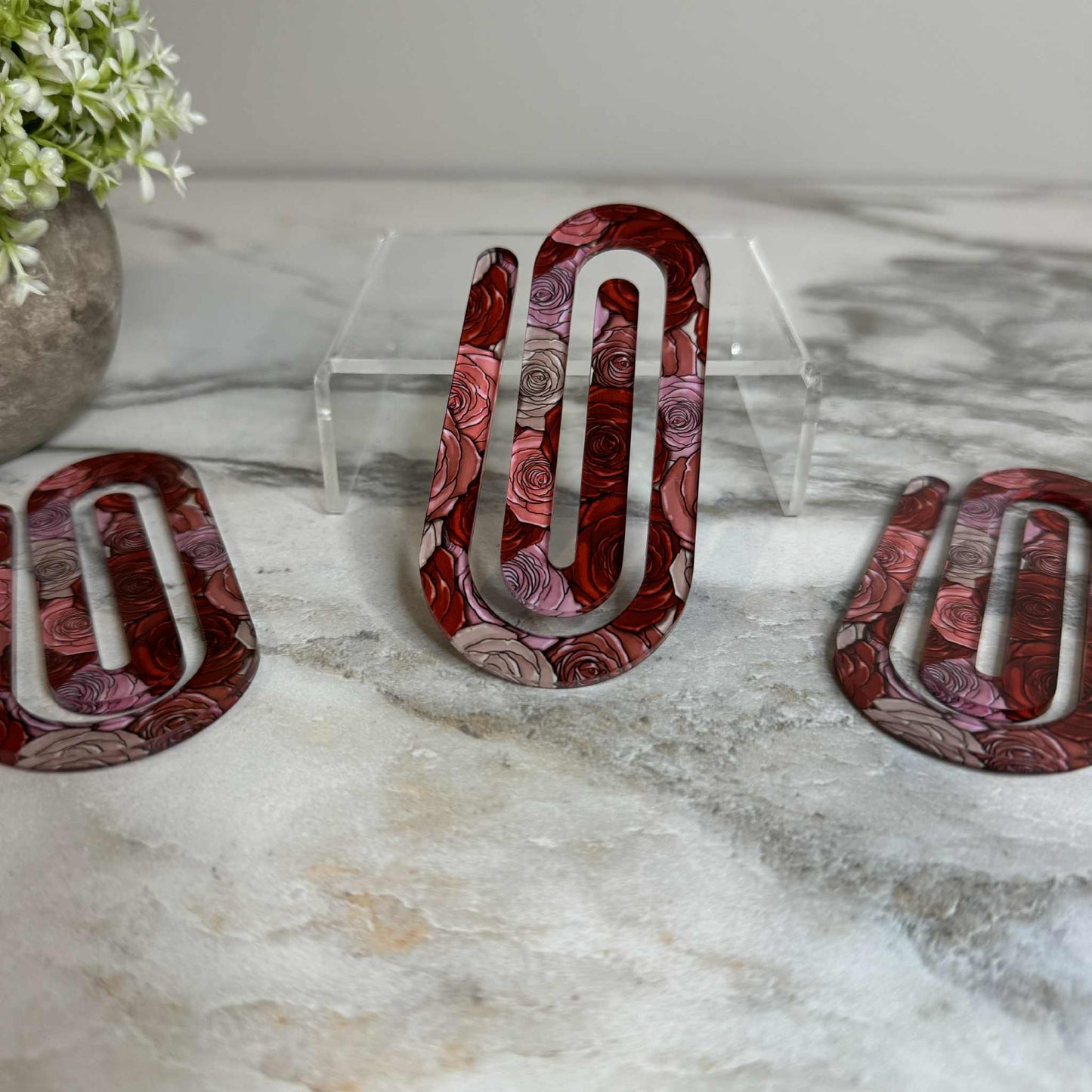 Jumbo Paperclip - Roses