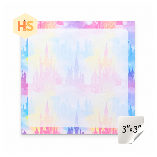 The Sticky Note Collection - Pastel Castle