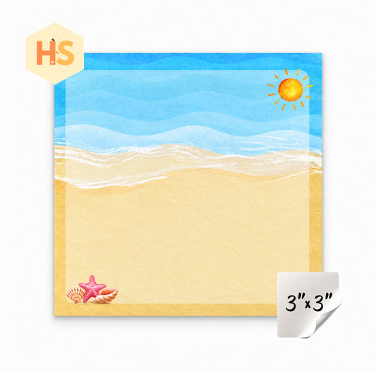 The Sticky Note Collection - Beach Sand Summer Seashell Sun