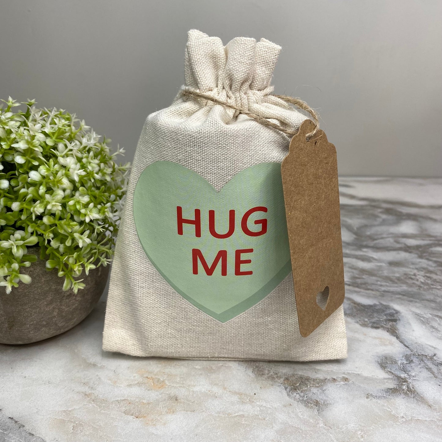 Mini Drawstring - Conversation Hearts