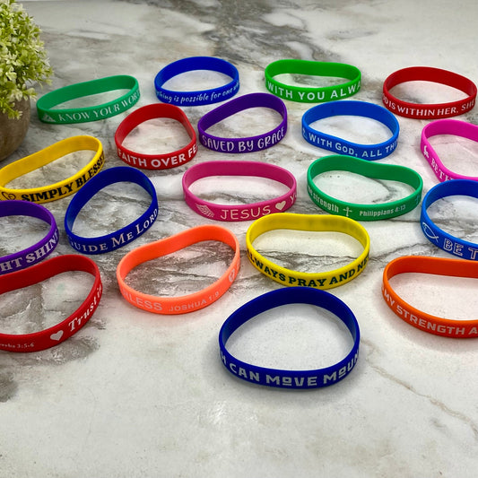 Silicone Bracelet - Religious
