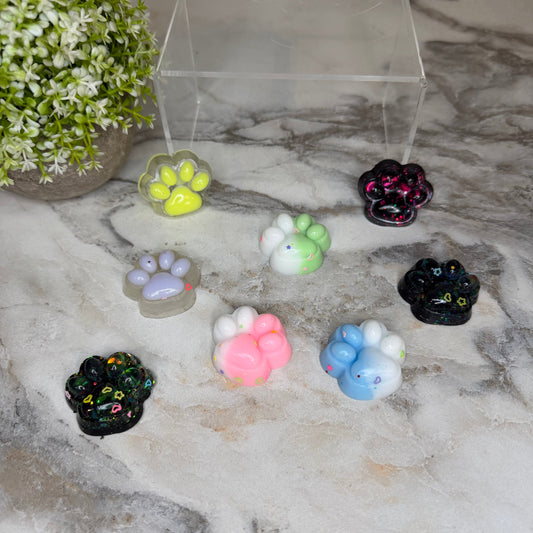 Figurine Silicone Squishy Toy - Glitter Paw