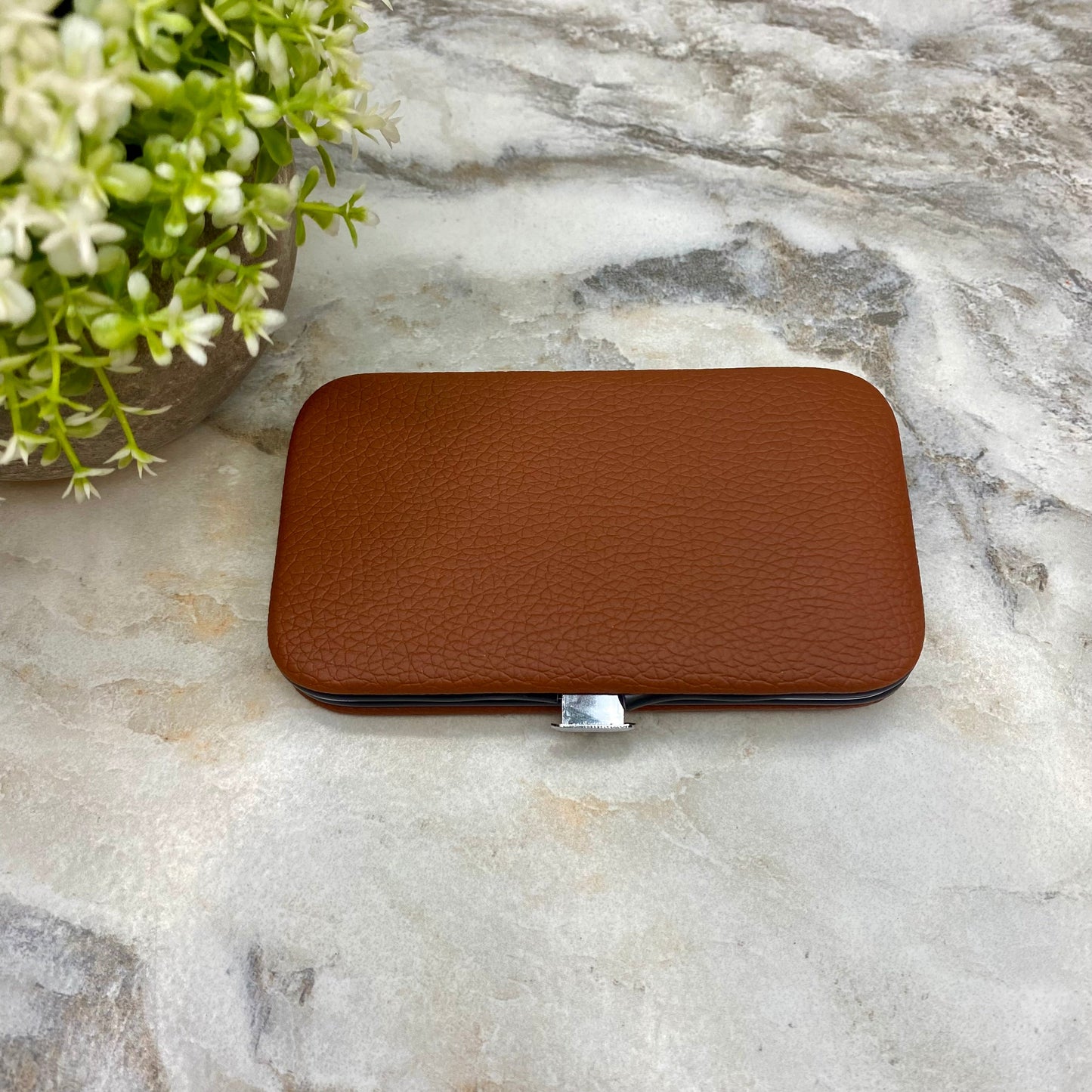 Manicure Nail Case & Set - Solid Textured