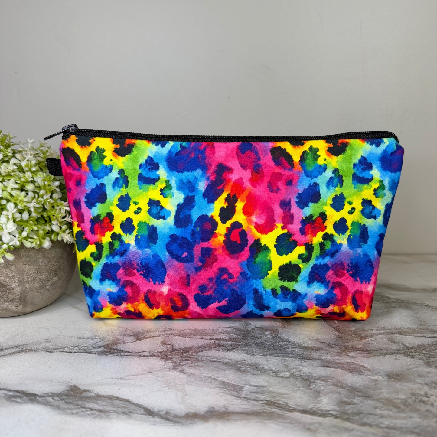 Pouch - Bright Rainbow Animal Print