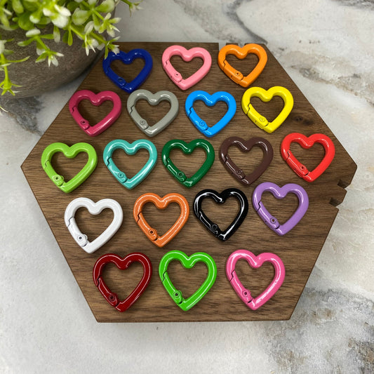 Keychain Ring Clasp - Heart