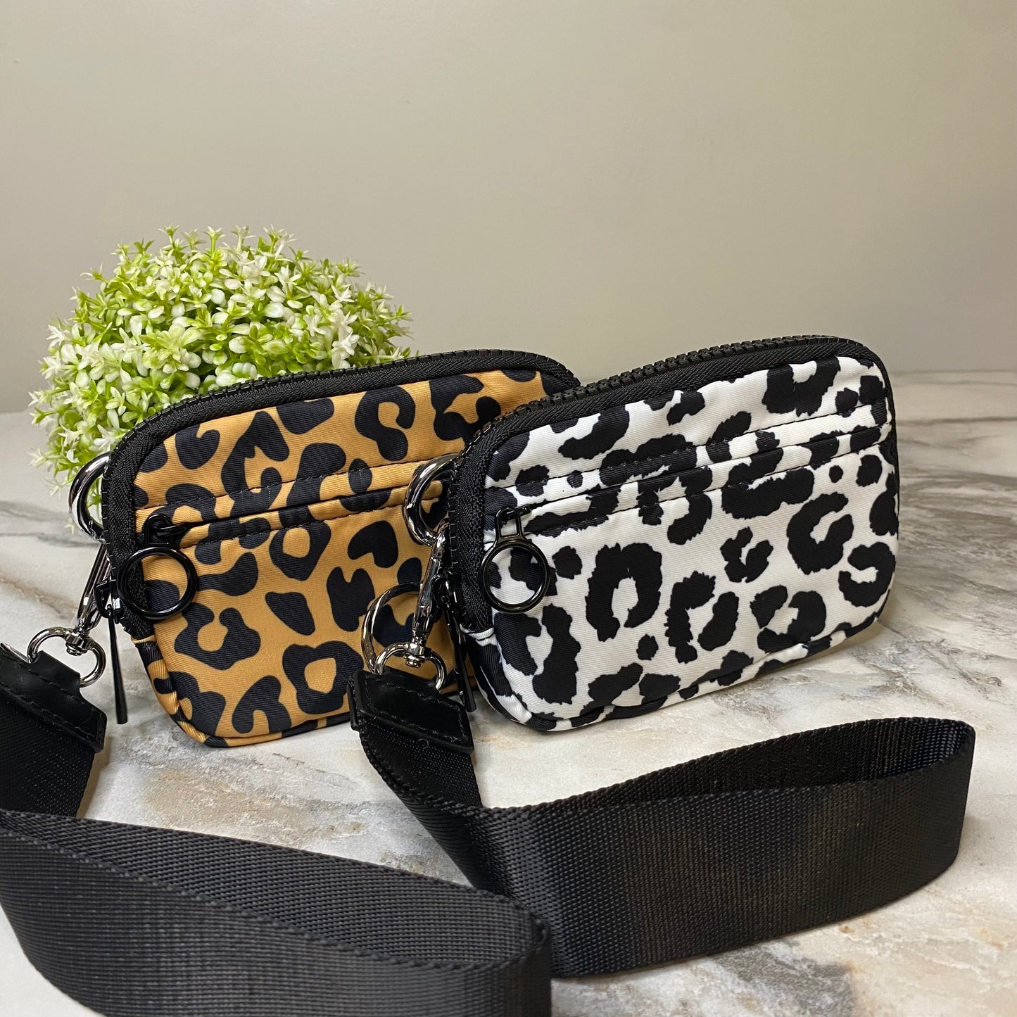 Rue - Nylon Wristlet Wallet - Animal Print