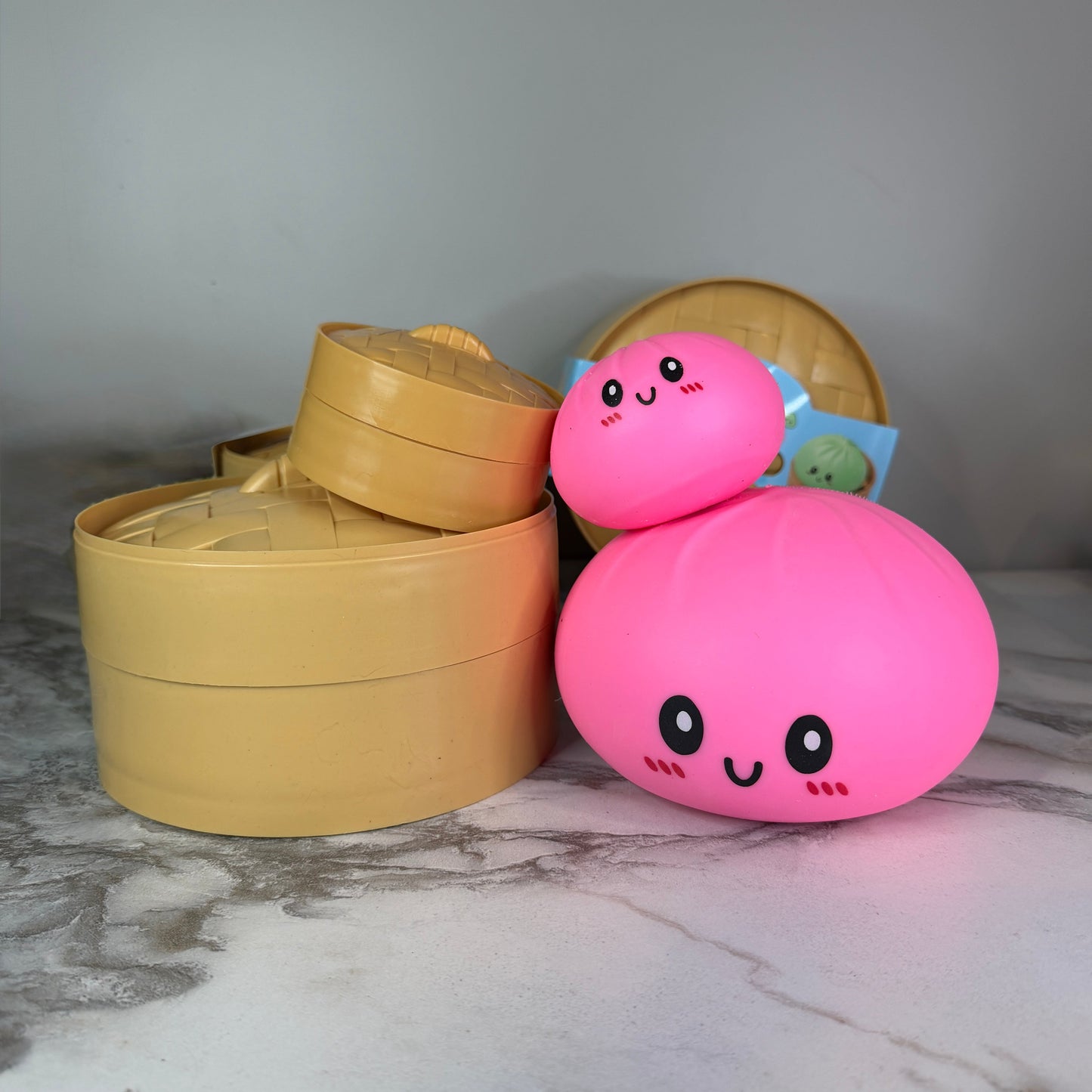 Squishy Toy - XL Jumbo Dumpling, Quick Squeeze Solid