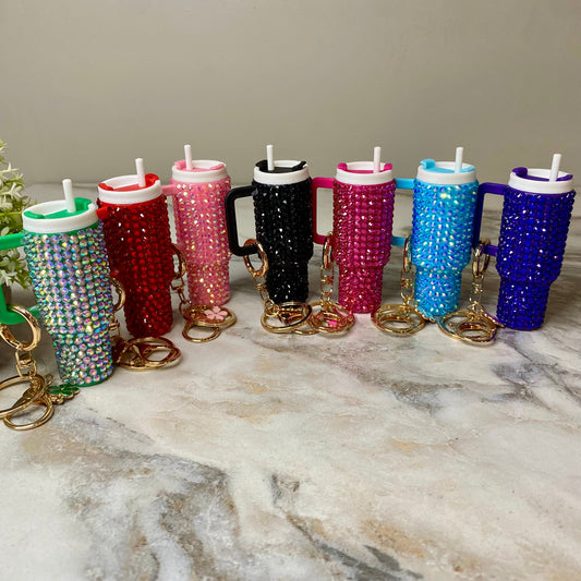 Keychain - Lip Balm Tumbler #4 Gems