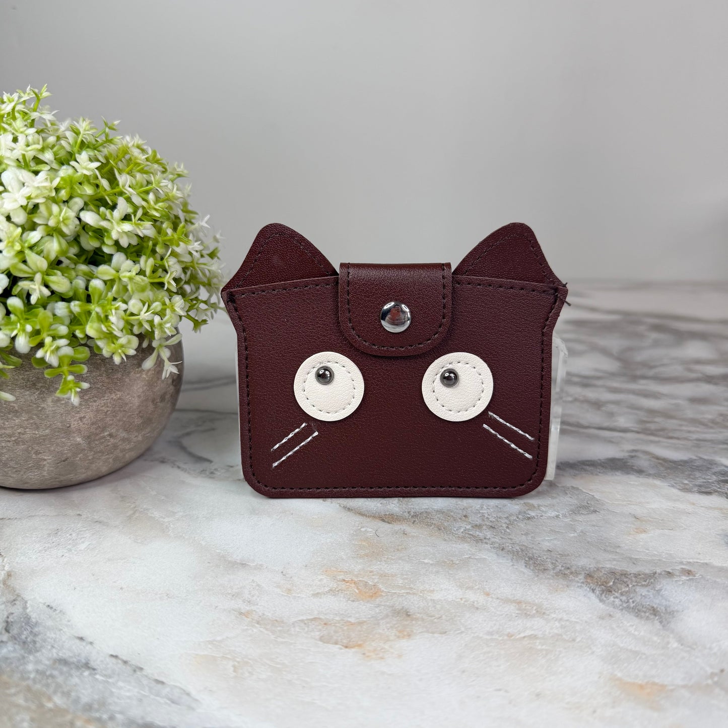 Card Holder Slim Wallet - Cats