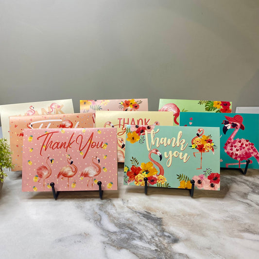 Greeting Card - Flamingo Thank You