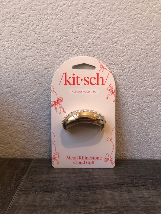 Kitsch Metal Rhinestone Hair Cuff