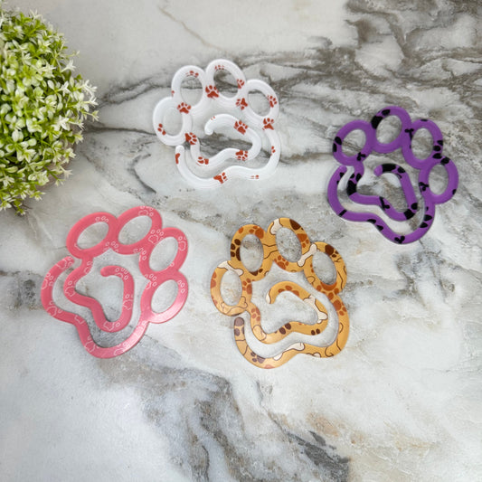 Jumbo Paperclip - Paw Print Dog Cat