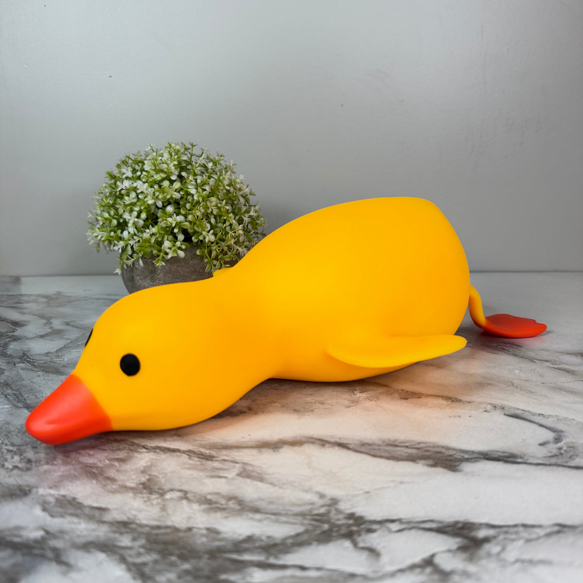 Squishy Toy - Laying Down Duck, Jumbo