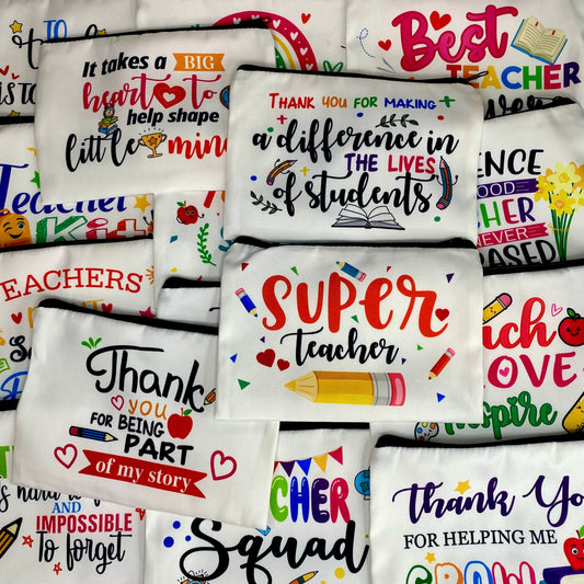 Canvas Pouch - Teacher Mix