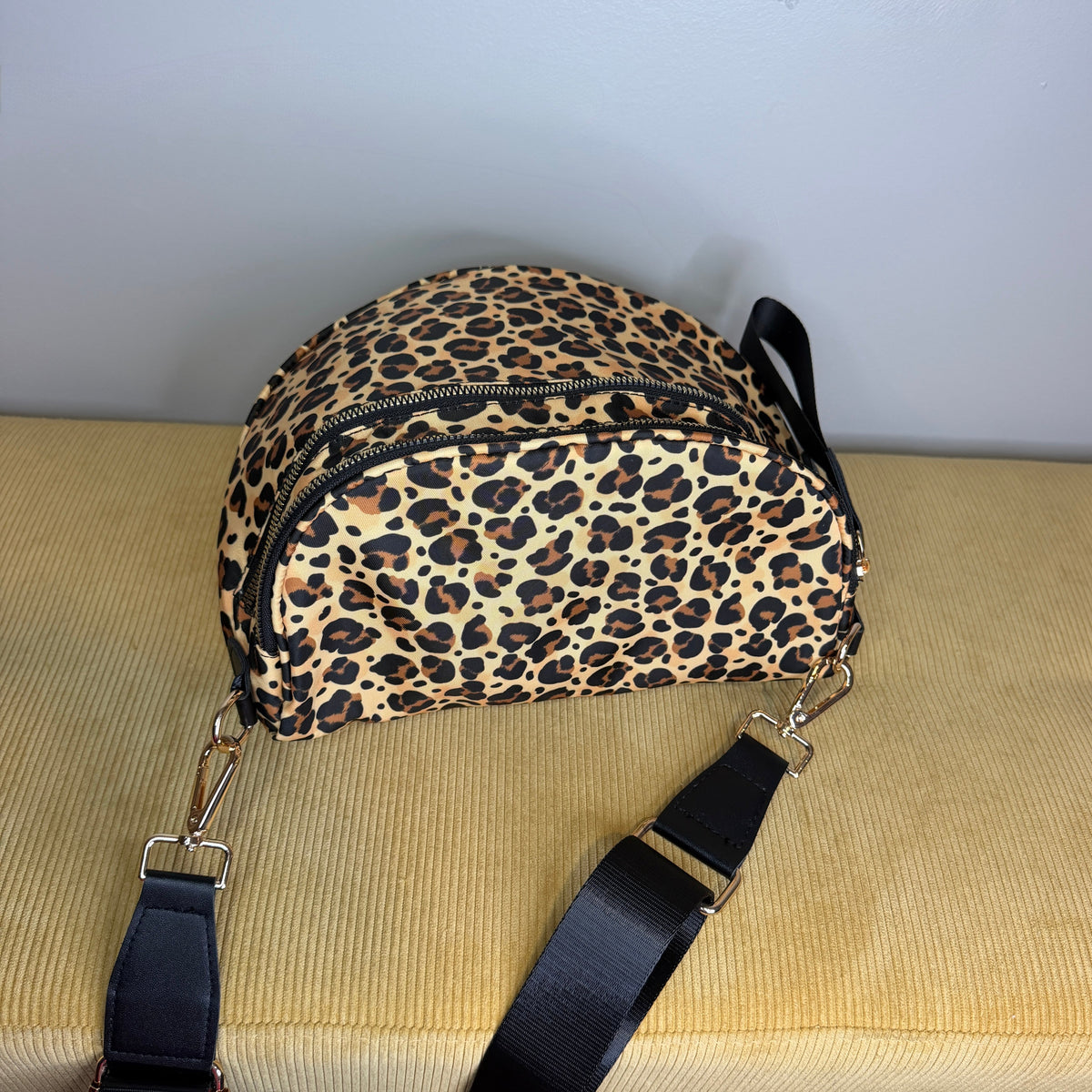 The Roni Nylon Crossbody - Animal Print