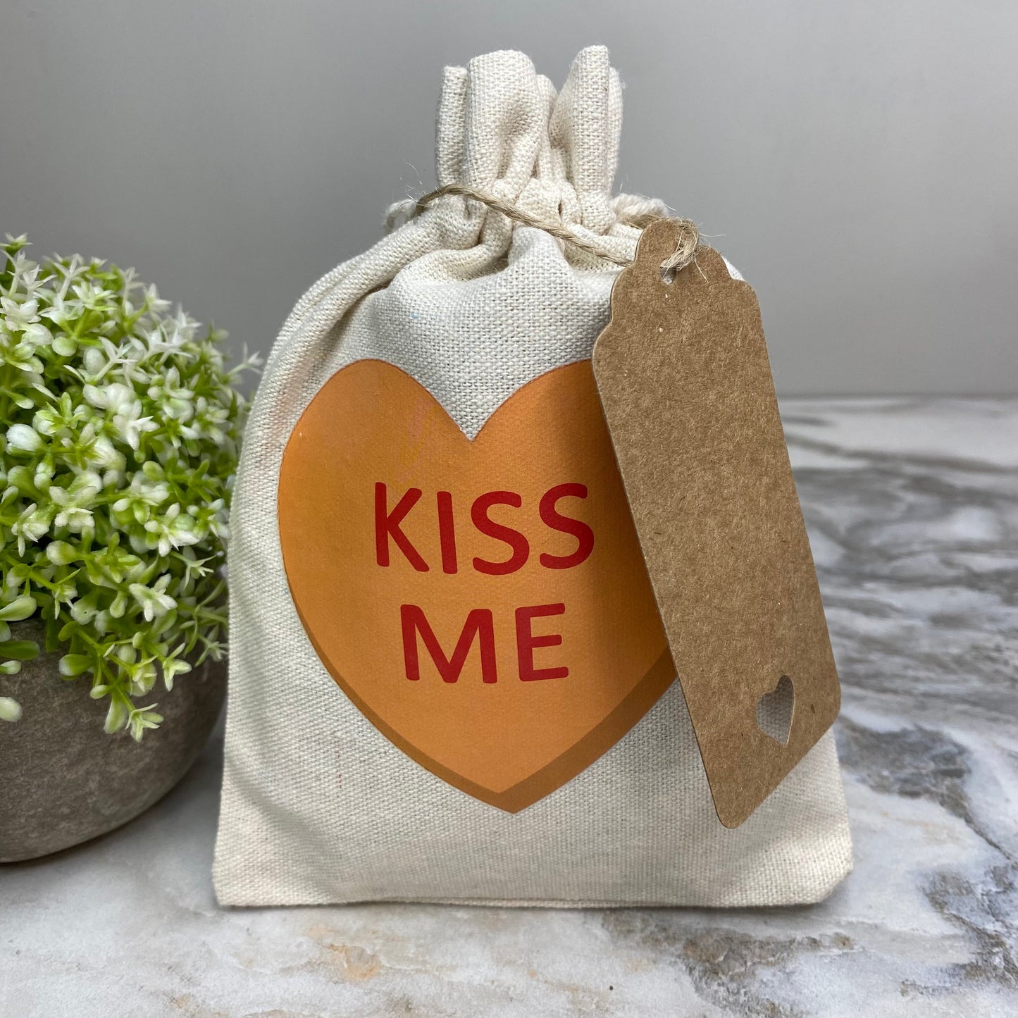 Mini Drawstring - Conversation Hearts