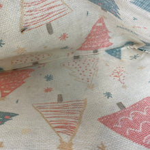 Load image into Gallery viewer, Canvas Pouch XL - Christmas Trees
