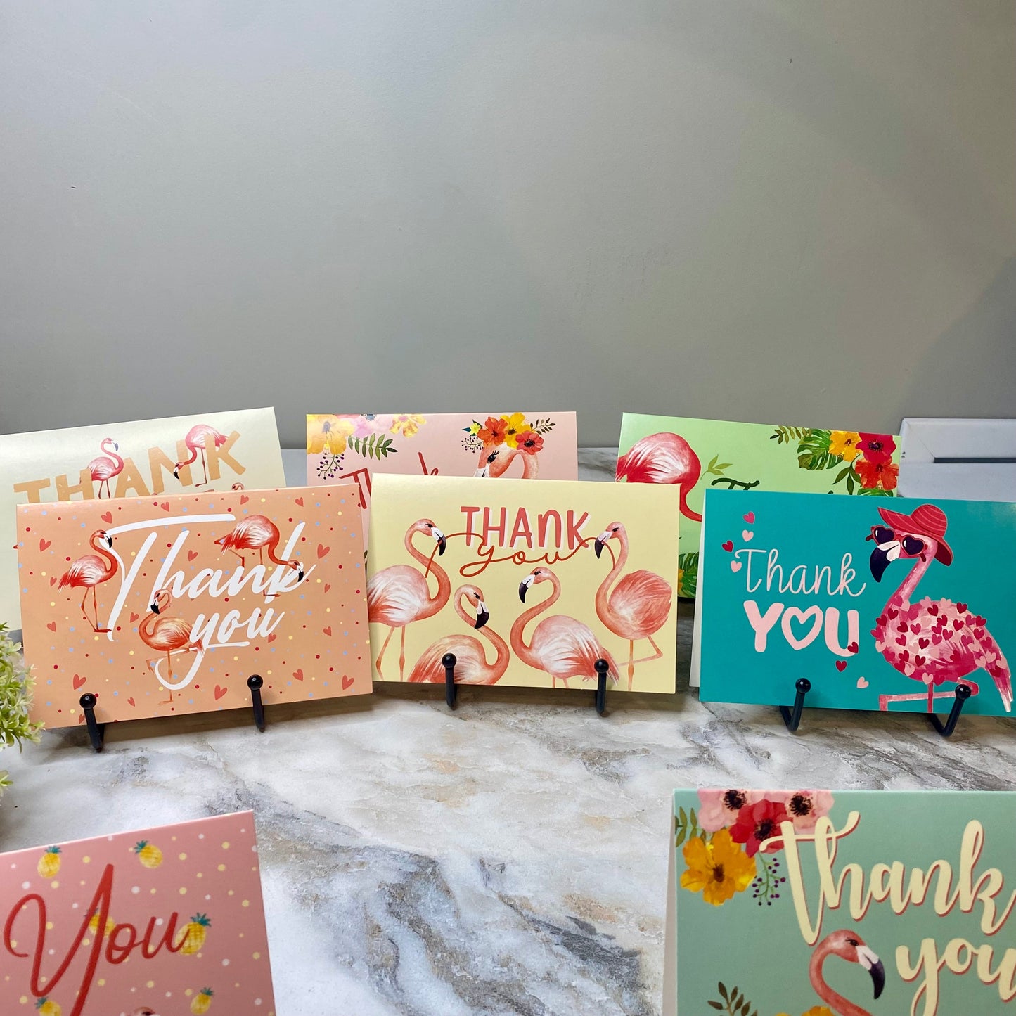 Greeting Card - Flamingo Thank You