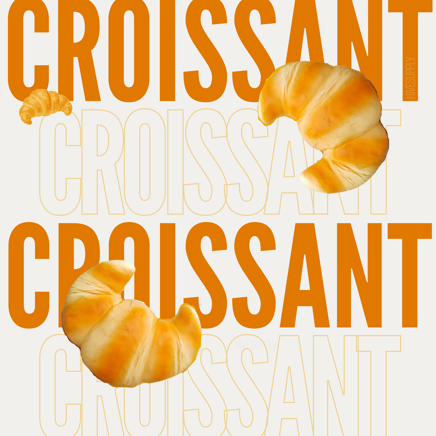Stress Squishy Toy - Croissant - PREORDER