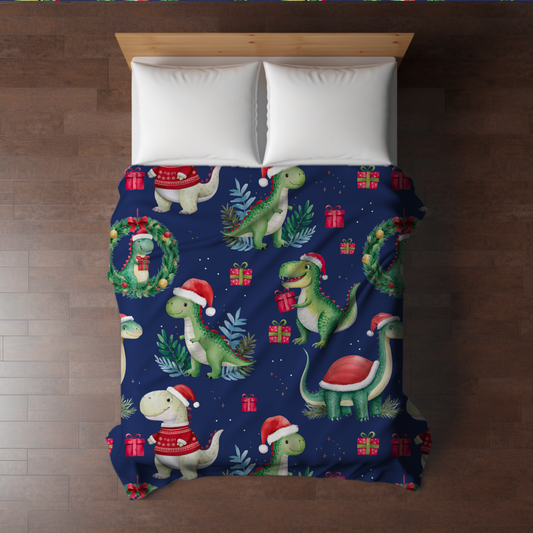 Blanket Christmas - Dinosaur - PREORDER
