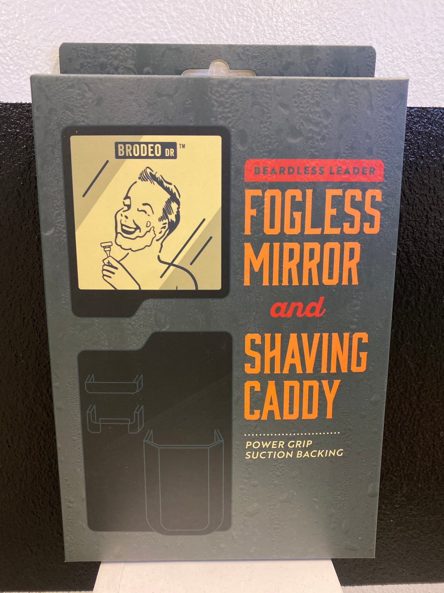 Fogless Mirror and Shaving Caddy