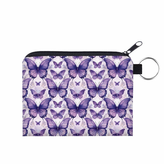 Mini Pouch - Butterfly Purple