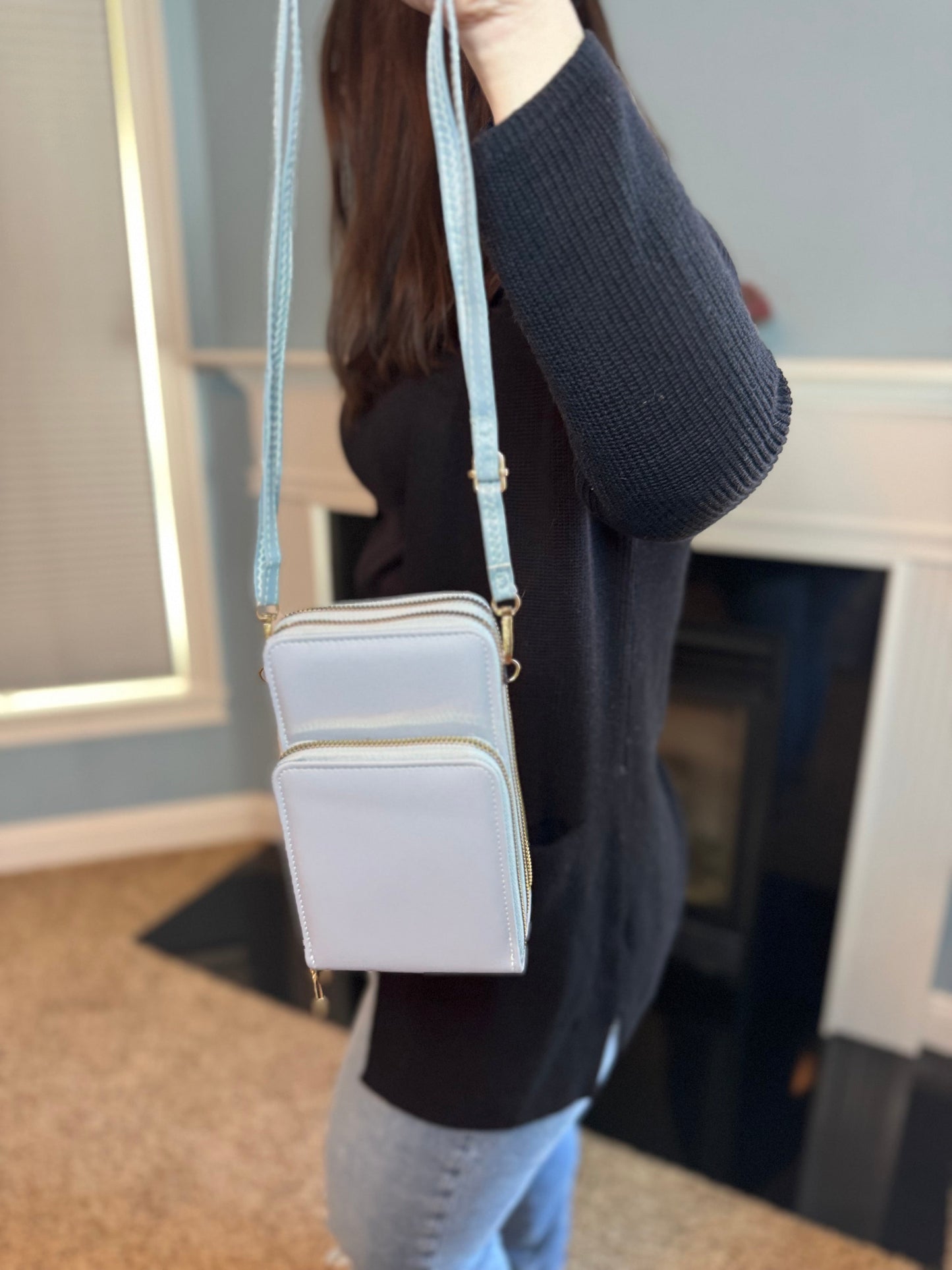 Ivy Crossbody Wallet + Purse - Red