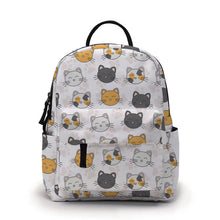 Load image into Gallery viewer, Mini Backpack - Cat Paw on White
