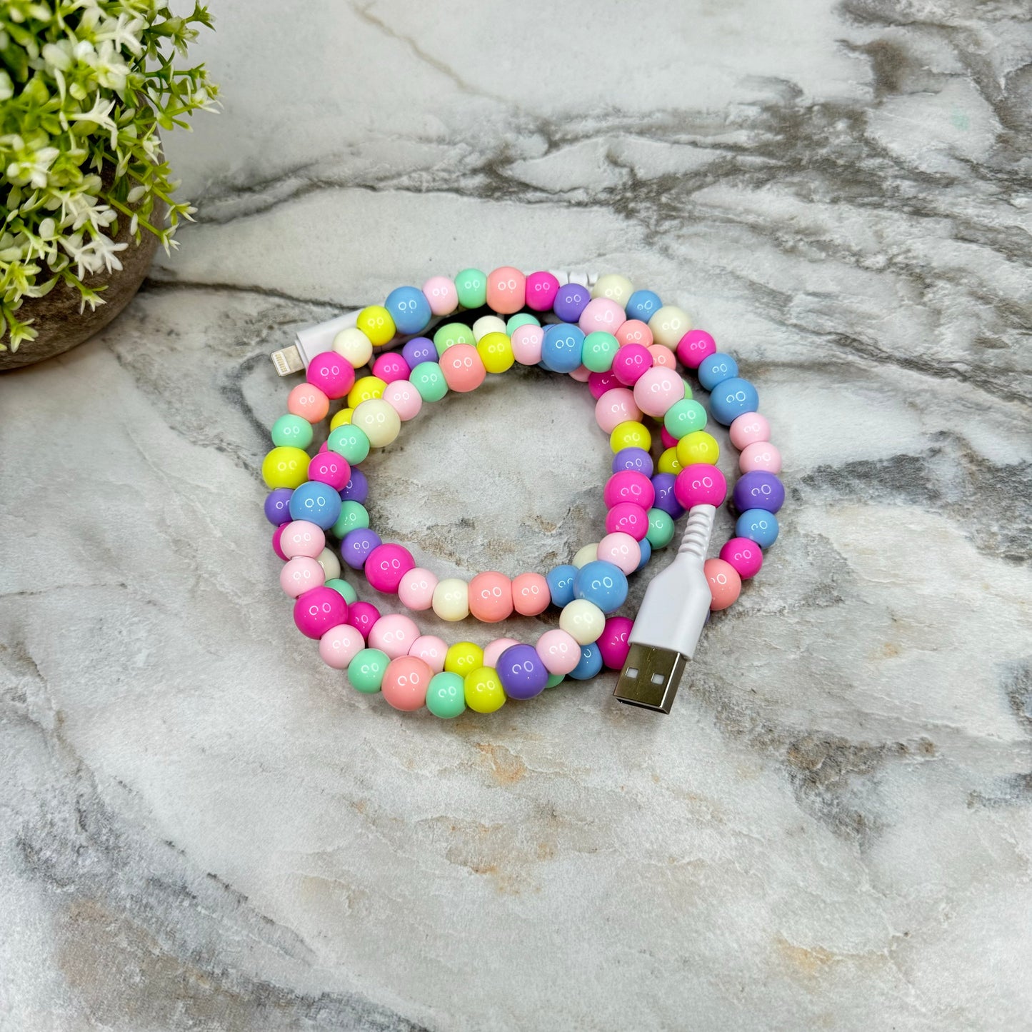 Charging Cord - Beaded #1