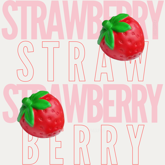 Stress Squishy Toy - Strawberry - PREORDER
