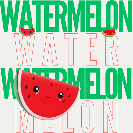 Stress Squishy Toy - Watermelon + Smile - PREORDER