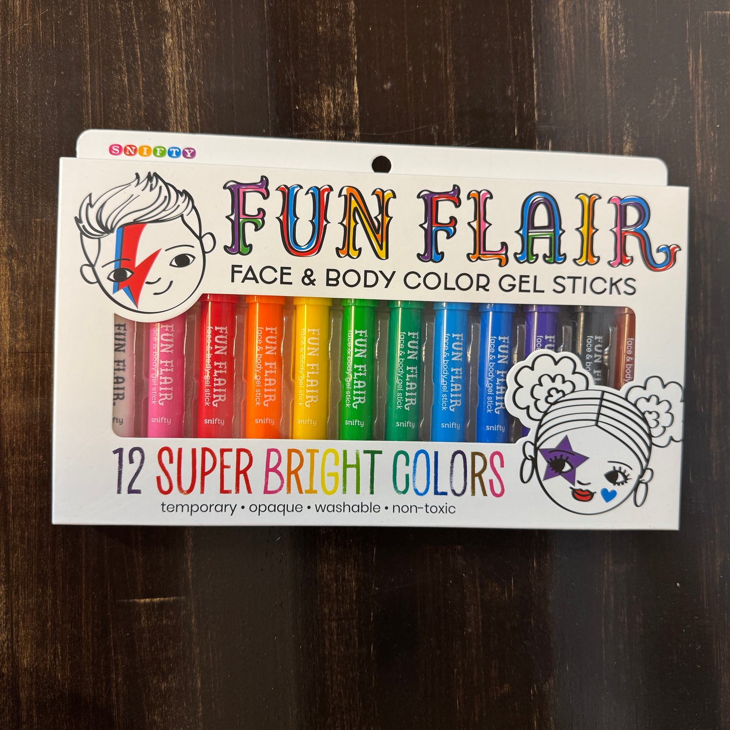 Fun Flair Face & Body Color Gel Sticks