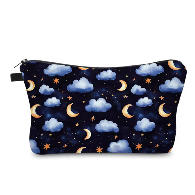 Pouch - Night Sky Moon Clouds